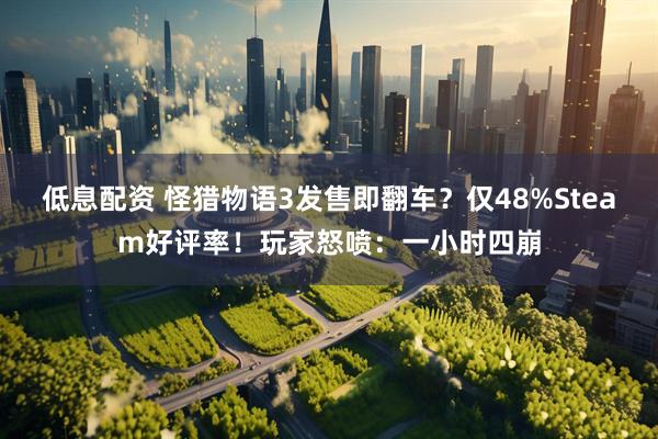 低息配资 怪猎物语3发售即翻车？仅48%Steam好评率！玩家怒喷：一小时四崩